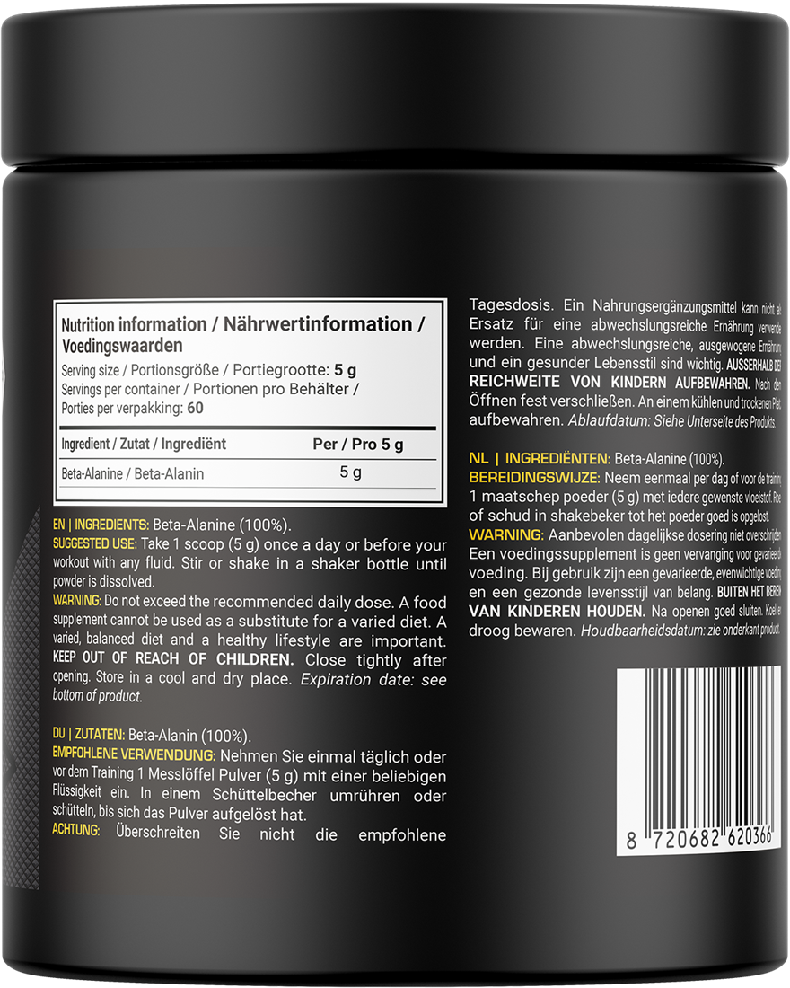 Dedicated Nutrition Beta-Alanine - 300 g