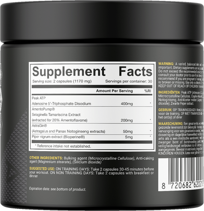 Dedicated Nutrition True Power - 60 caps