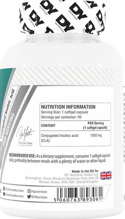 Dorian Yates Nutrition CLA 1000mg - 90 gels