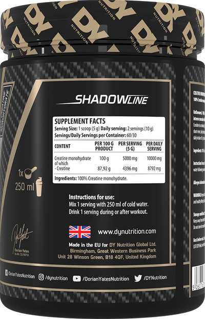 Dorian Yates Nutrition Creatine Monohydrate - 300 g