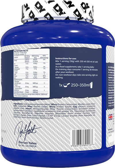 Dorian Yates Nutrition Whey Complex Tempro - 2270 g