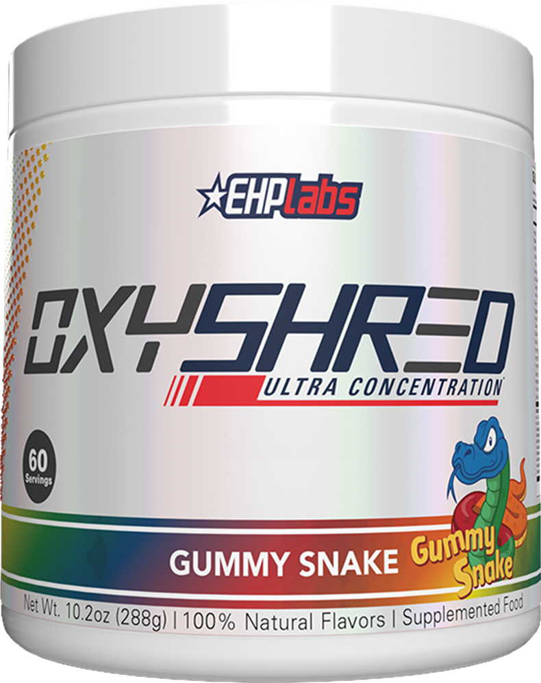 EHP Labs OxyShred - 60 servings Gummy Snake