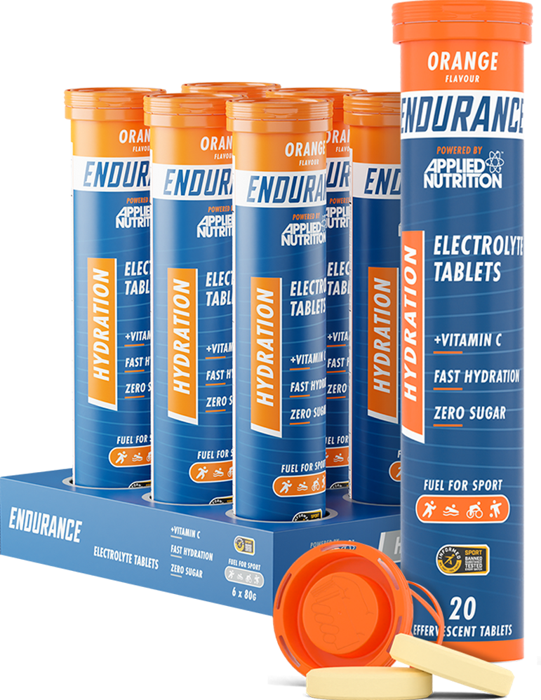 Applied Nutrition Endurance Hydro Tabs - 6 x 20 tabs - Orange