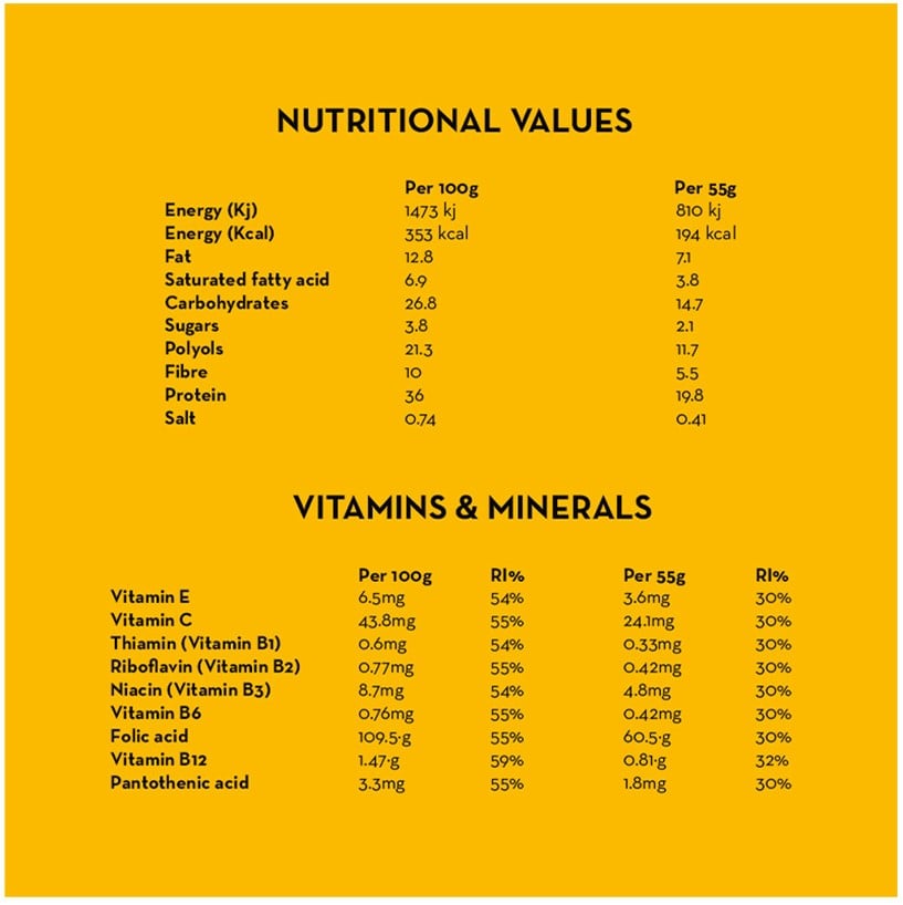 Fulfil Vitamin & Protein Bar - 15 x 55 g White Peanut & Caramel