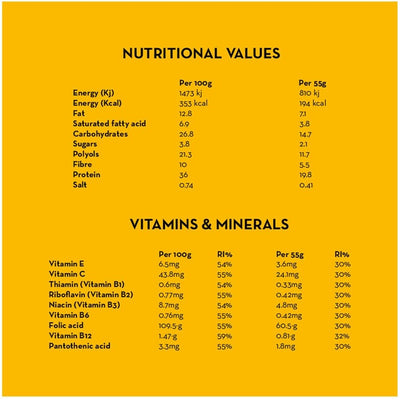 Fulfil Vitamin & Protein Bar - 15 x 55 g White Peanut & Caramel