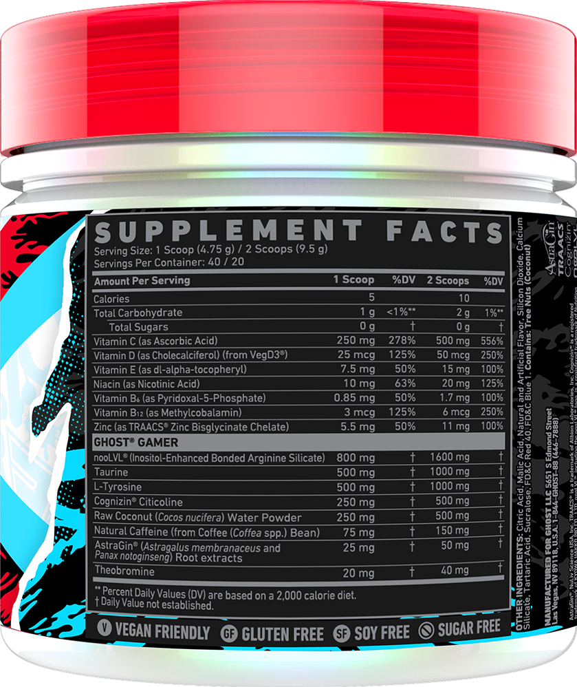 Ghost Gamer - 40 servings Faze Pop