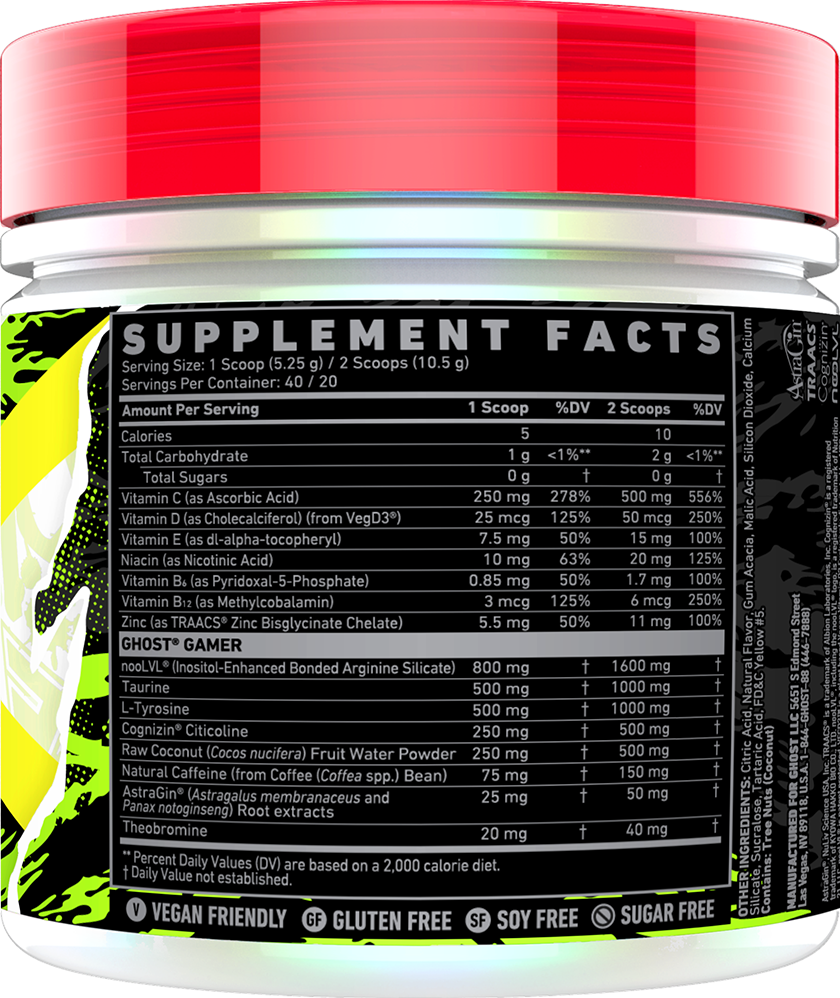 Ghost Gamer - 40 servings Faze Up