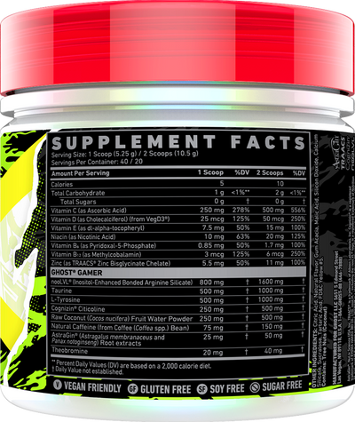 Ghost Gamer - 40 servings Faze Up