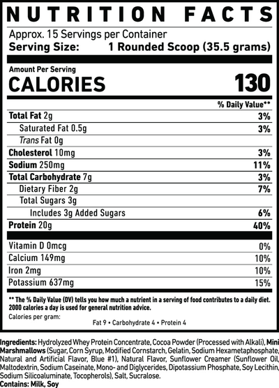 Ghost High Protein Hot Cocoa Mix - 15 servings