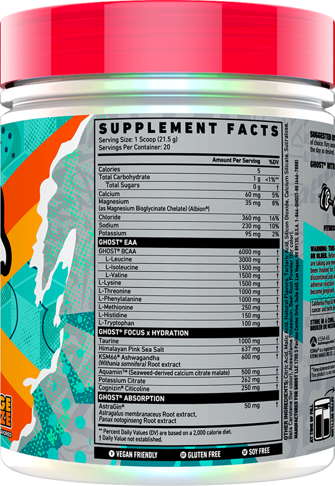 Ghost Intra - 20 servings Orange Squeeze