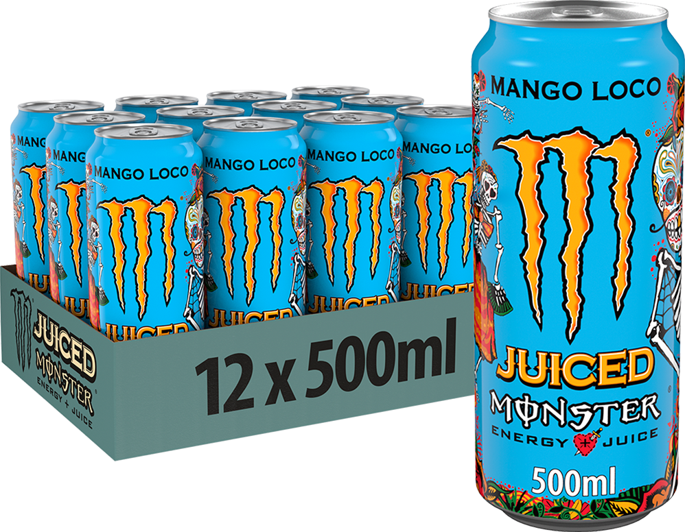 Monster Energy Juiced - 12 x 500 ml Mango Loco