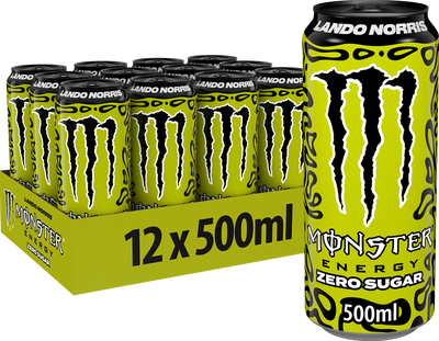 Monster Energy Lando Norris Zero Sugar - 12 x 500 ml