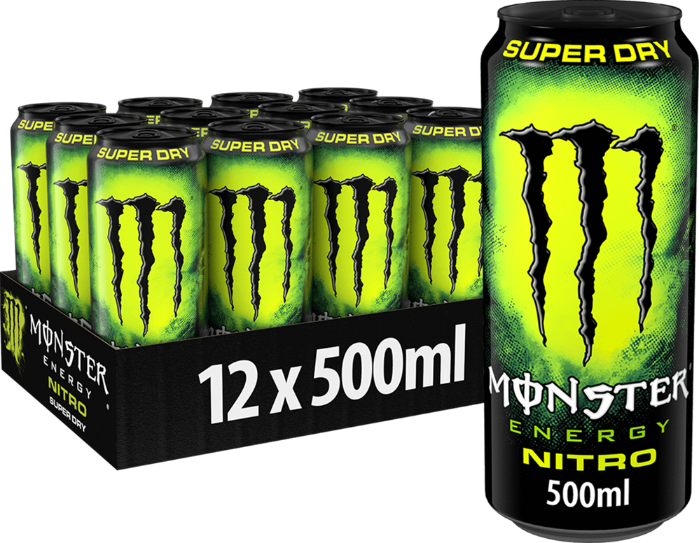Monster Energy Nitro - 12 x 500 ml Super Dry