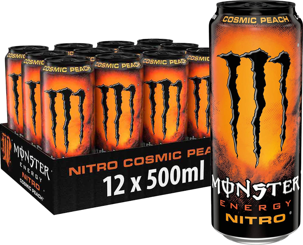 Monster Energy Nitro - 12 x 500 ml Cosmic Peach