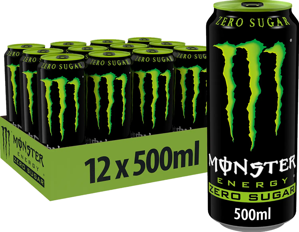 Monster Energy Original Zero Sugar - 12 x 500 ml