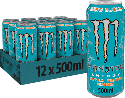 Monster Energy Ultra - 12 x 500 ml Fiesta