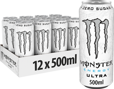Monster Energy Ultra - 12 x 500 ml White