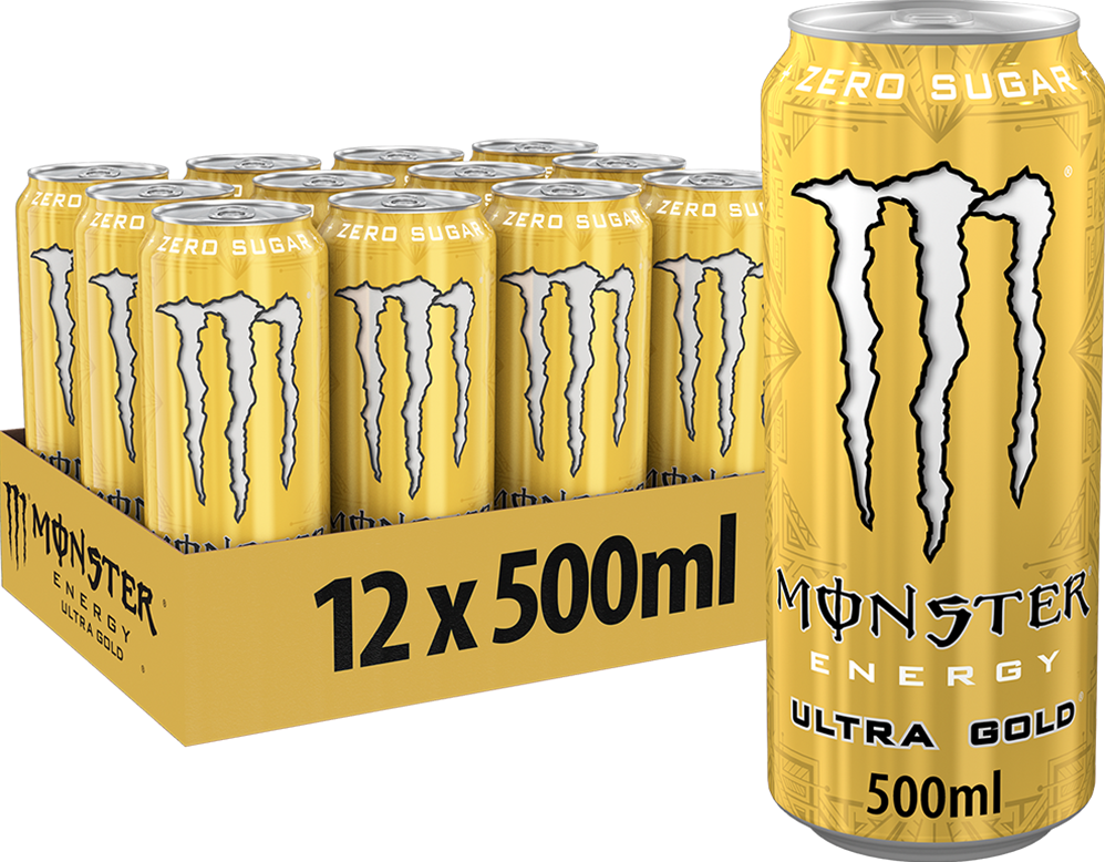 Monster Energy Ultra - 12 x 500 ml Gold