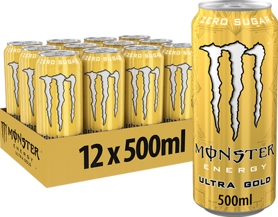 Monster Energy Ultra - 12 x 500 ml Gold
