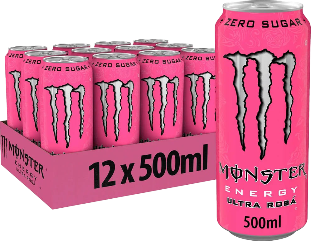 Monster Energy Ultra - 12 x 500 ml Rosa