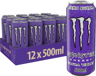 Monster Energy Ultra - 12 x 500 ml Violet