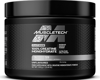 MuscleTech Platinum 100% Creatine Monohydrate - 200 g