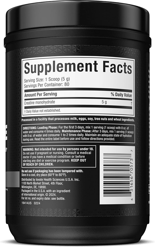 MuscleTech Platinum 100% Creatine Monohydrate - 400 g