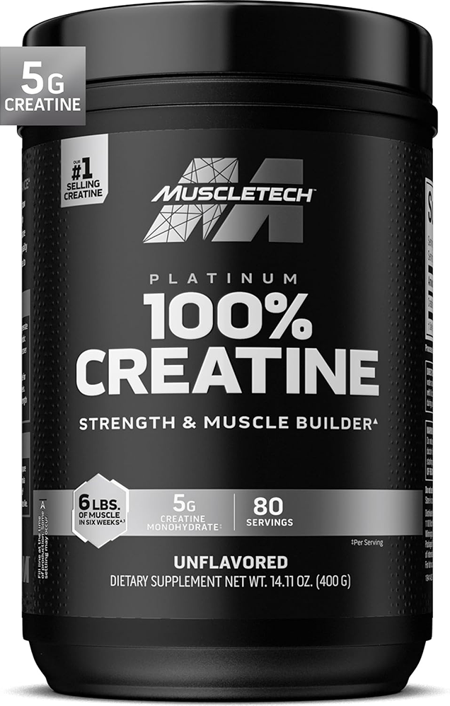 MuscleTech Platinum 100% Creatine Monohydrate - 400 g