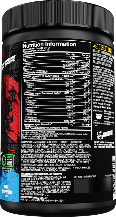 Mutant GEAAR - 420 g - Blue Raspberry