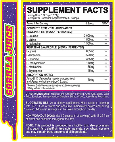 MyoBlox 24/7 Aminos - 30 servings Gorilla Juice