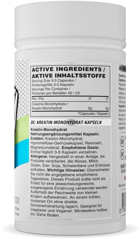 Naughty Boy Creatine Capsules - 120 caps