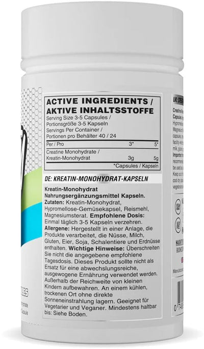 Naughty Boy Creatine Capsules - 120 caps