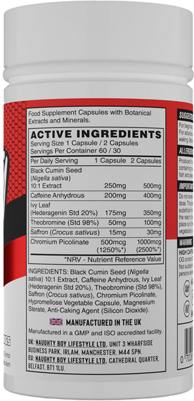 Naughty Boy Shred OG - 60 caps