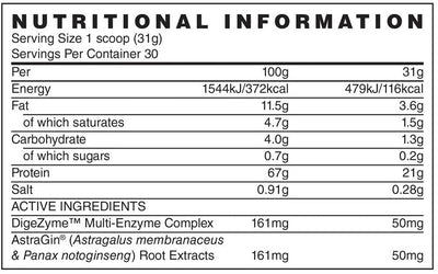 Naughty Boy Winter Soldier CARB3 - 1350 g Mango & Passionfruit