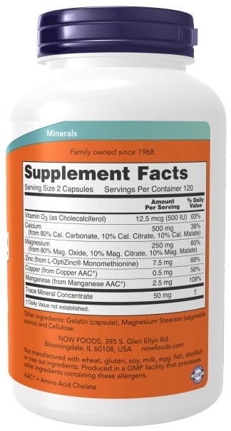 NOW Foods NOW1266 Calcium & Magnesium - 240 caps