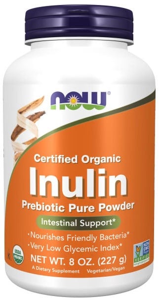 NOW Foods NOW2944 Inulin Powder Organic - 227 g