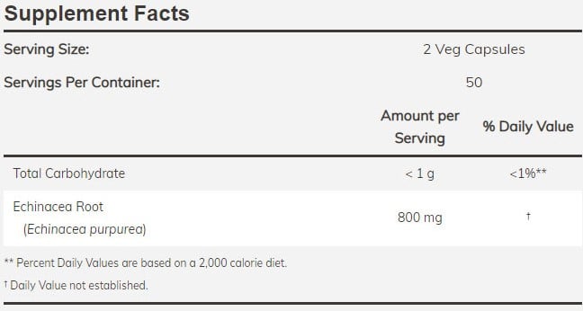 NOW Foods NOW4660 Euchinacea Purp 400 mg - 100 veg caps