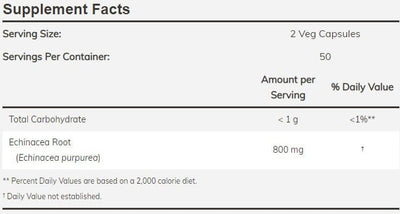 NOW Foods NOW4660 Euchinacea Purp 400 mg - 100 veg caps