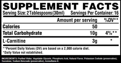 Nutrex Liquid L-Carnitine - 480 ml Cherry