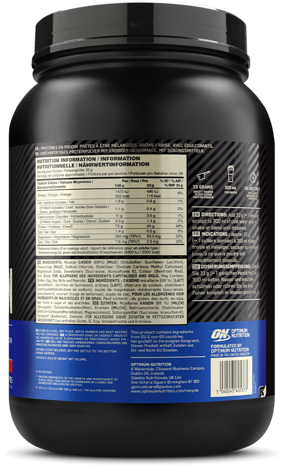 Optimum Nutrition Gold Standard 100% Casein - 900 g