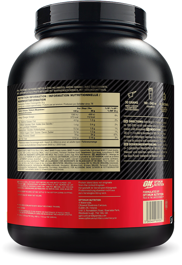 Optimum Nutrition Gold Standard 100% Whey - 2270 g