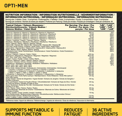 Optimum Nutrition Opti-Men 180 tabs