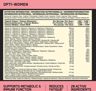 Optimum Nutrition Opti-Women 60 caps