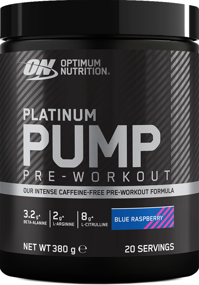 Optimum Nutrition Platinum Pump Pre-Workout - 380 g Blue Raspberry