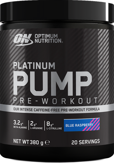 Optimum Nutrition Platinum Pump Pre-Workout - 380 g Blue Raspberry