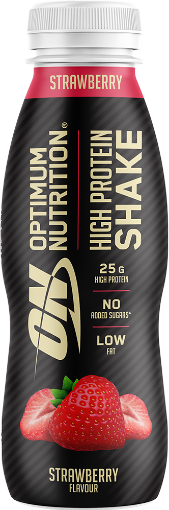 Optimum Nutrition High Protein Shake - 12 x 330 ml Strawberry