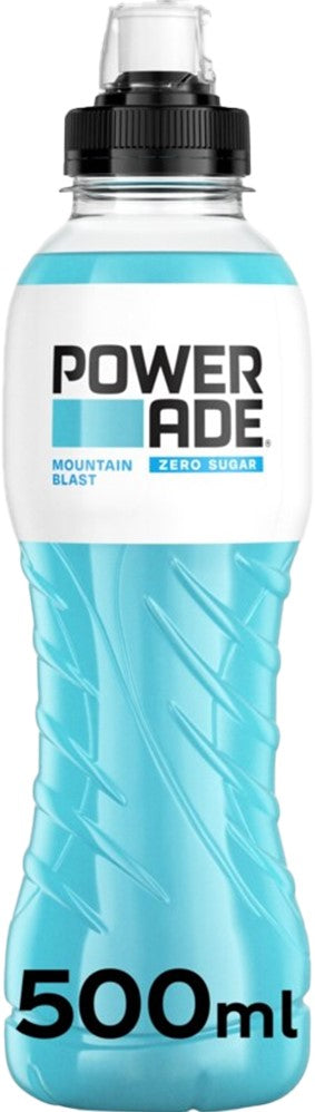 Powerade Zero Sugar - 12 x 500 ml Mountain Blast