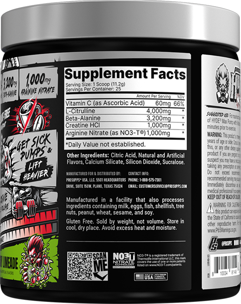 ProSupps Hyde Max Pump - 280 g Cherry Limeade