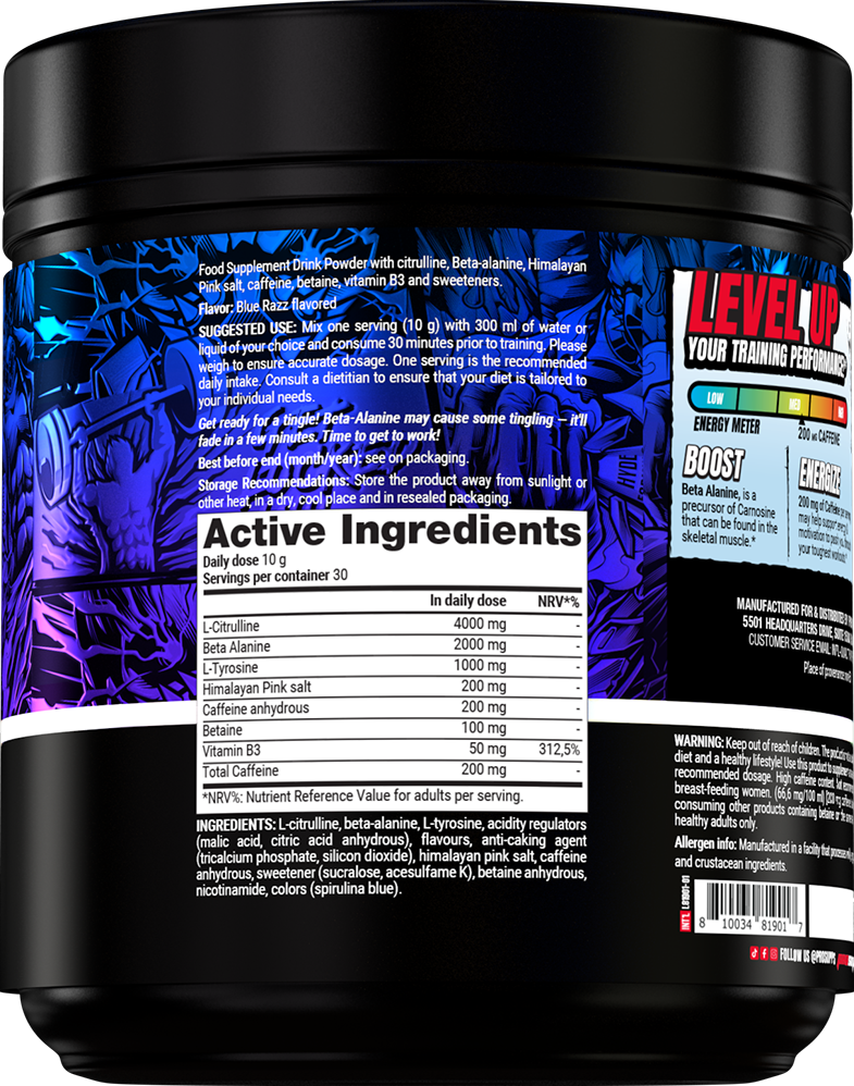 ProSupps Mr. Hyde Signature - 300 g Blue Razz