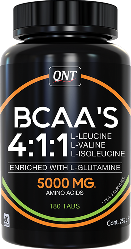 QNT BCAA 4:1:1+ L-Glutamine - 180 tabs